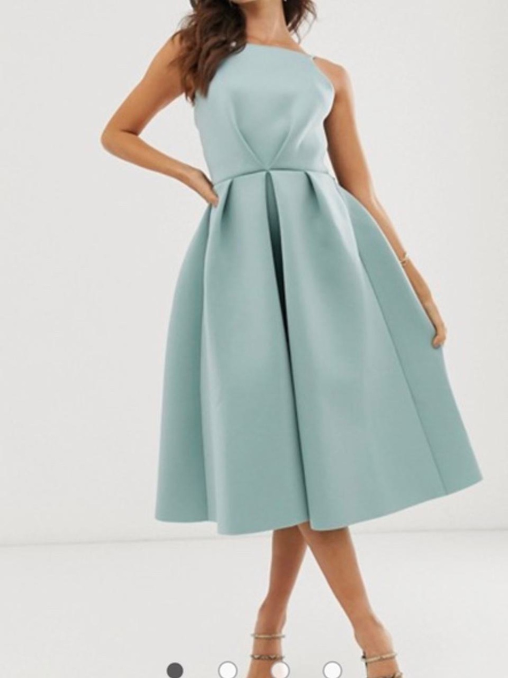 NWT ASOS Bow Back Midi Dress | Size 6